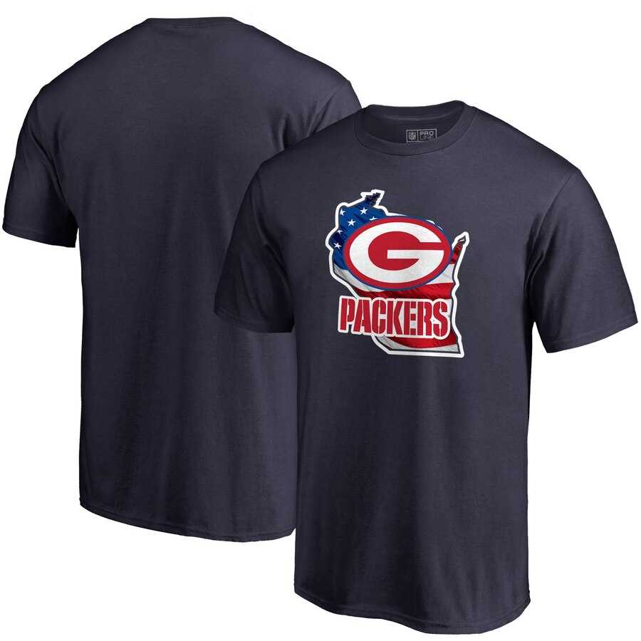 Green Bay Packers NFL Pro Line by Fanatics Branded Banner State T-Shirt Navy,We sell and wholesale Green Bay Packers NFL Pro Line by Fanatics Branded Banner State T-Shirt Navy on line form chian!